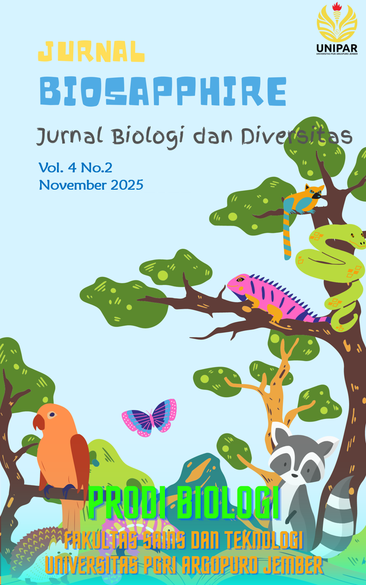 					Lihat Vol 4 No 2 (2025): BIOSAPPHIRE
				